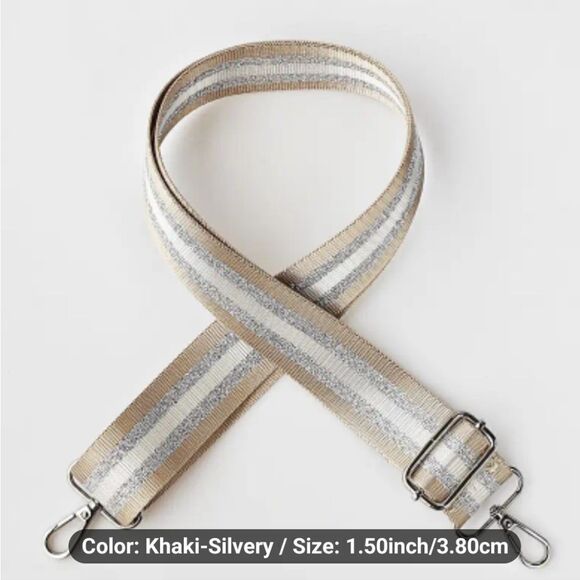 Replacement strap for bag, wide shoulder strap, adjustable canvas straps - Picture 4 of 13